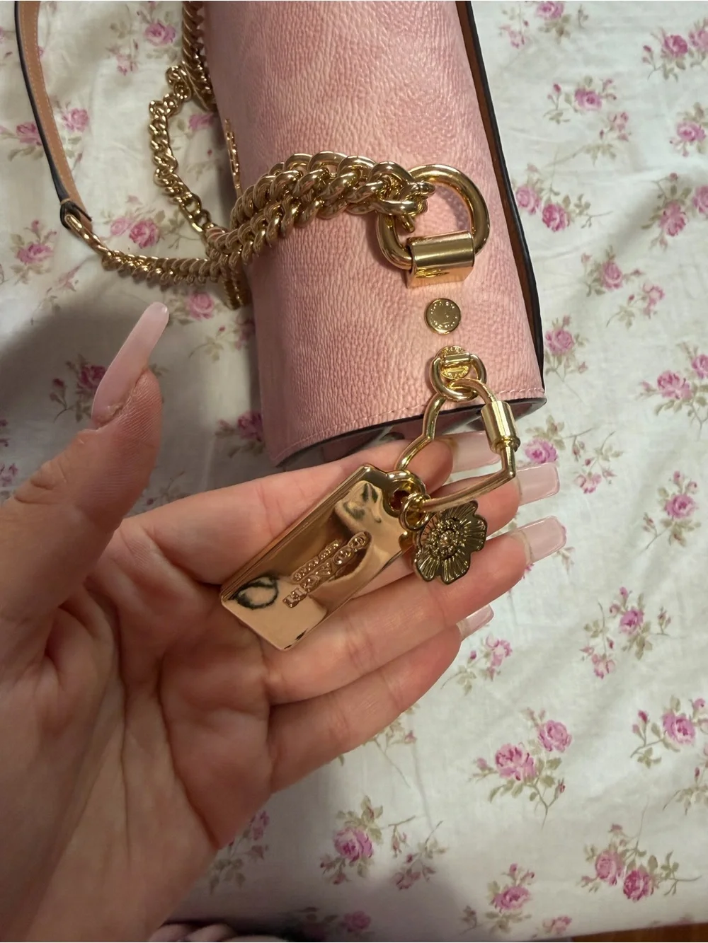 Coach Outlet Klare Crossbody Bag In Signature Canvas With Charms